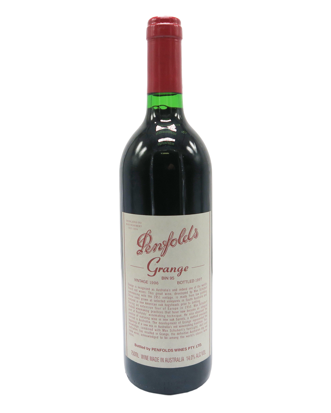 1996 Penfolds Bin 95 Grange Shiraz 750ml