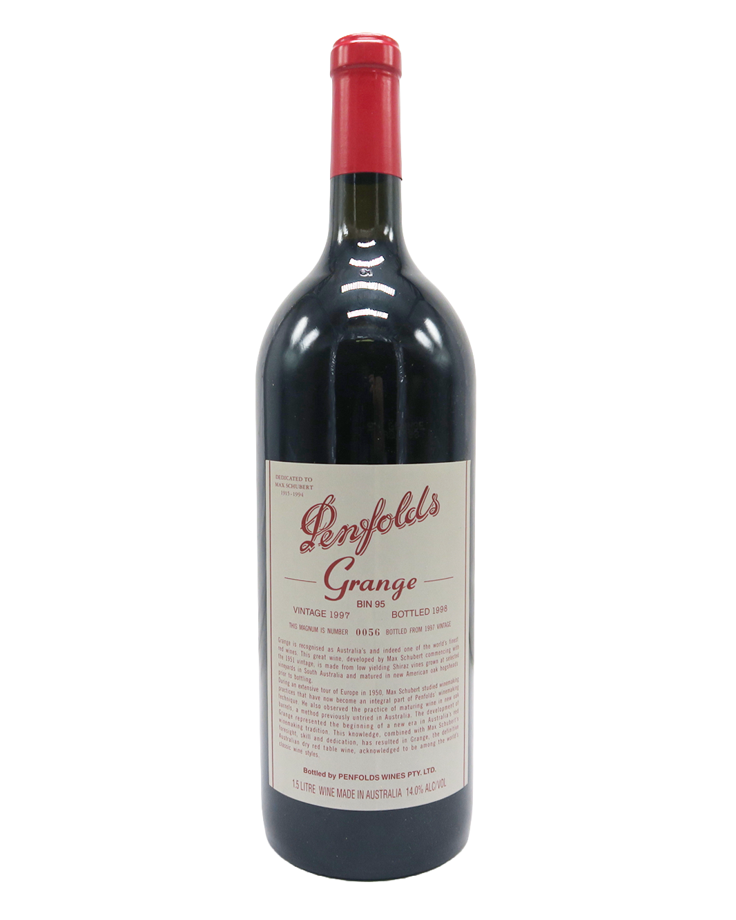 1997 Penfolds Bin 95 Grange Shiraz 1.5L Magnum