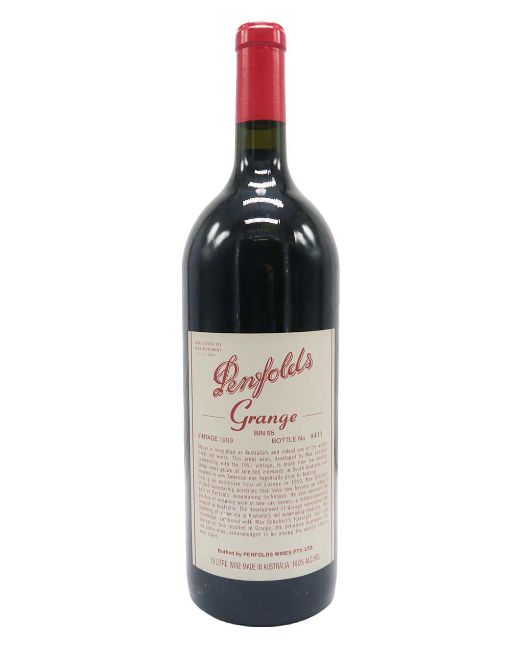 1999 Penfolds Bin 95 Grange Shiraz 1.5L Magnum