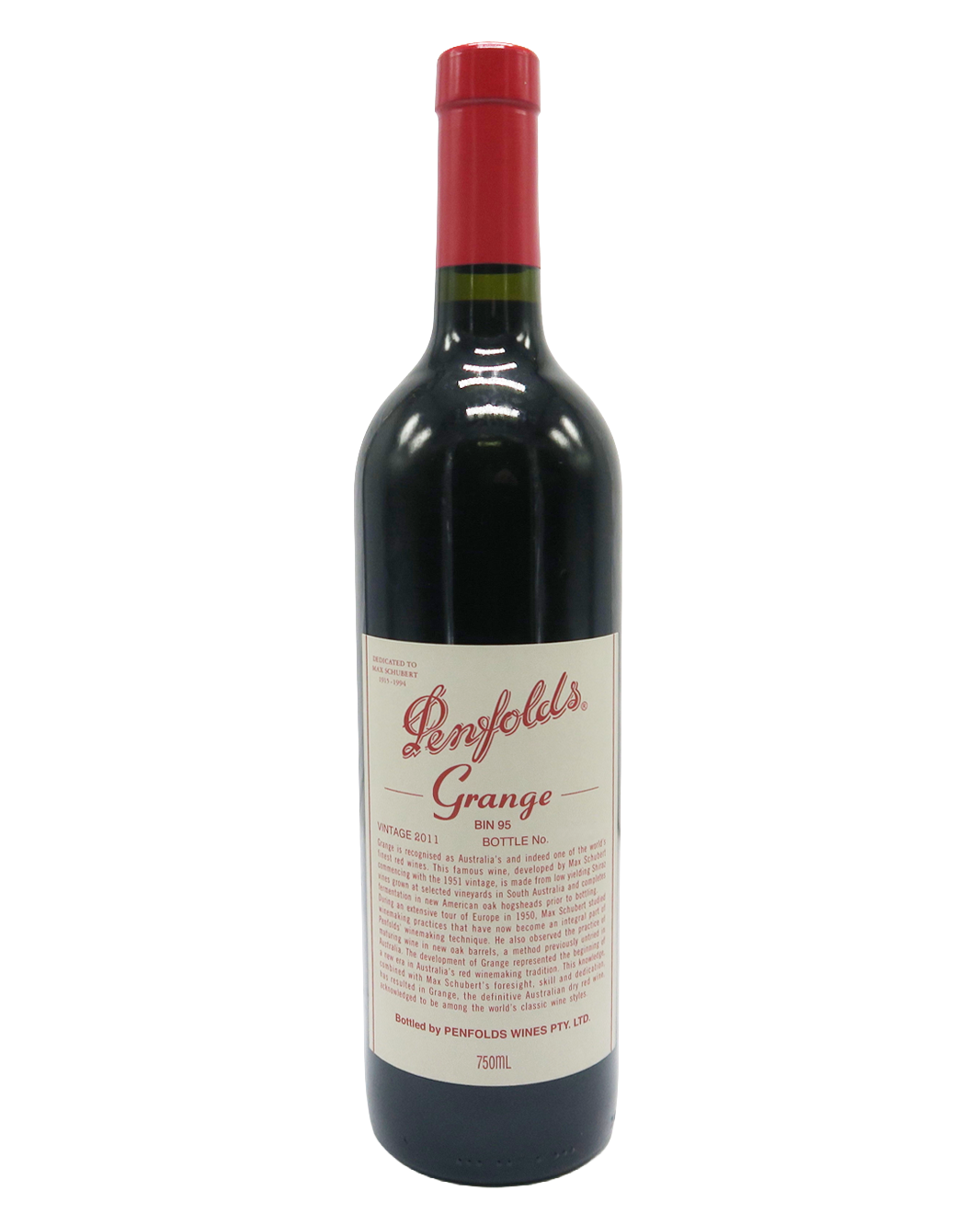 2011 Penfolds Bin 95 Grange Shiraz 750ml