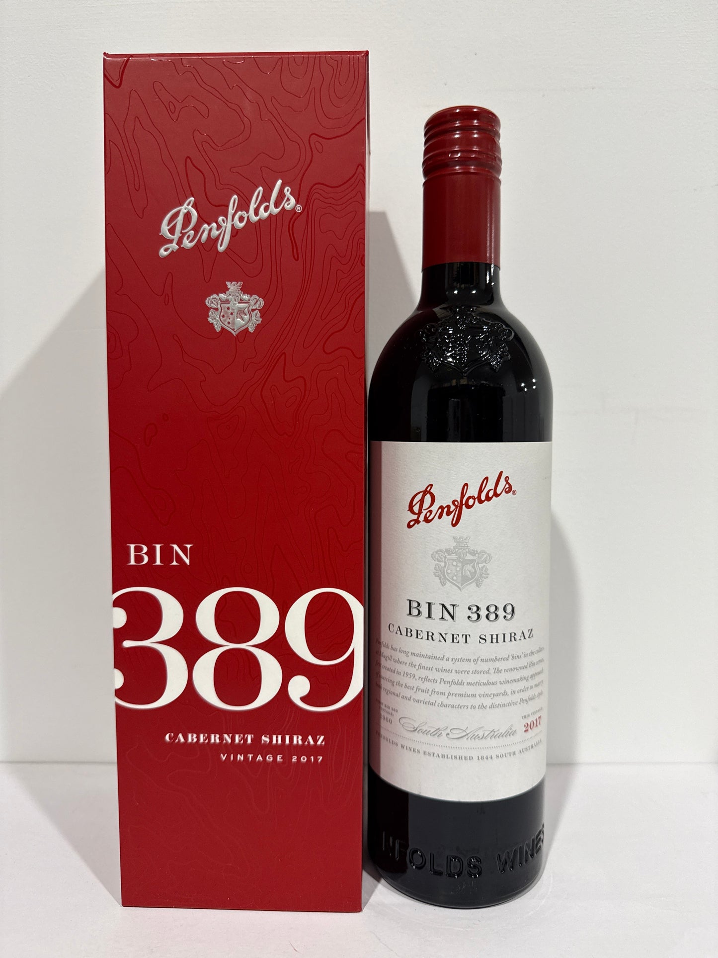 2017 Penfolds Bin 389 Cabernet Shiraz 750ml Gift Box