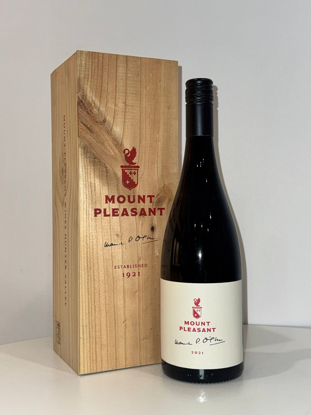 2021 Mount Pleasant Maurice O'Shea Shiraz 750ml Wooden Gift Box
