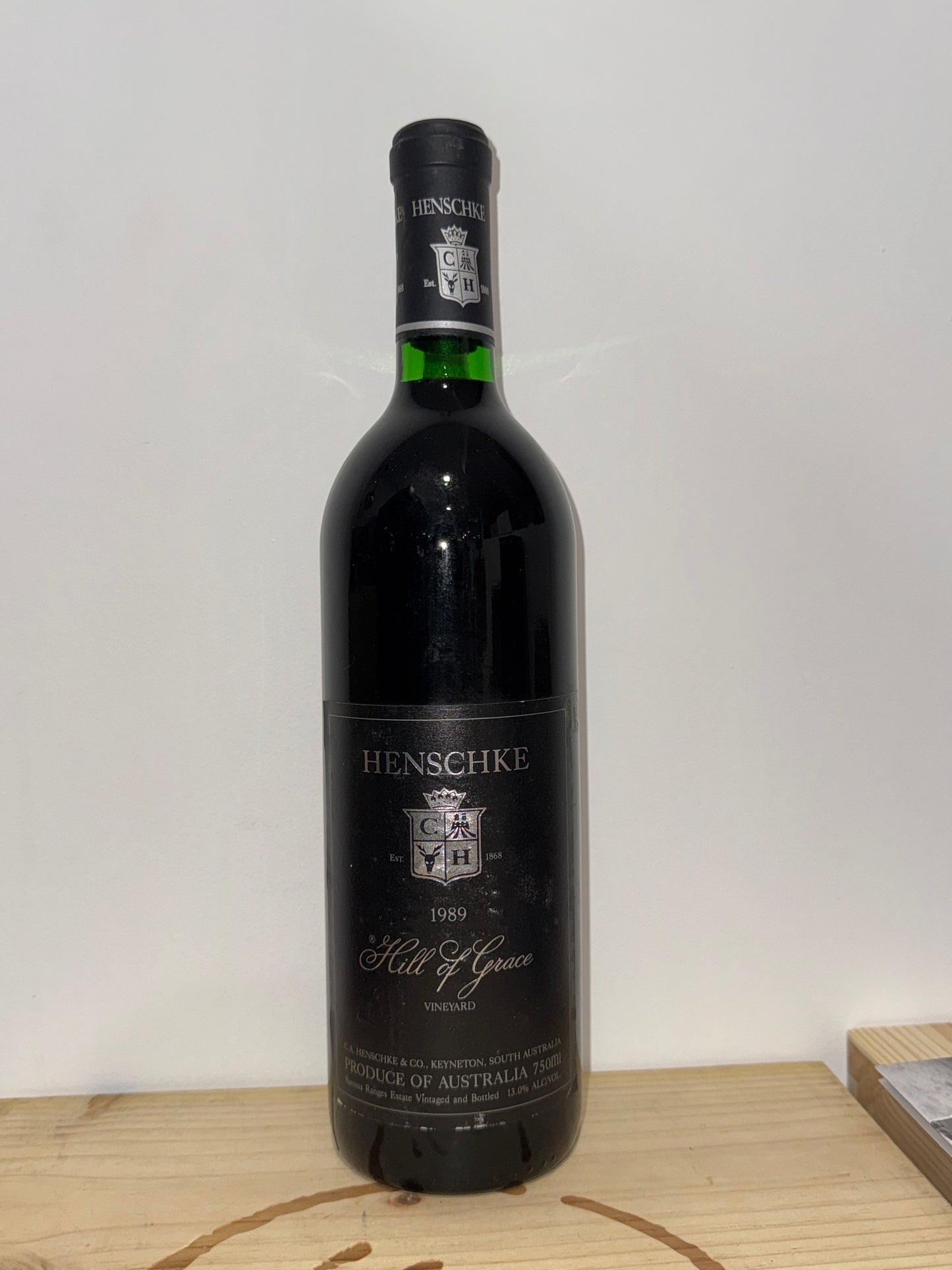 1989 Henschke Hill Of Grace Shiraz 750ml