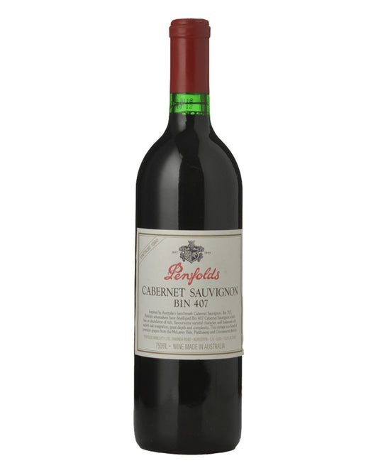 1990 Penfolds Bin 407 Cabernet Sauvignon 750ml