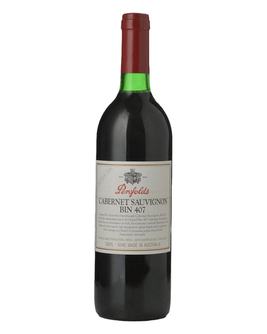 1996 Penfolds Bin 407 Cabernet Sauvignon 750ml