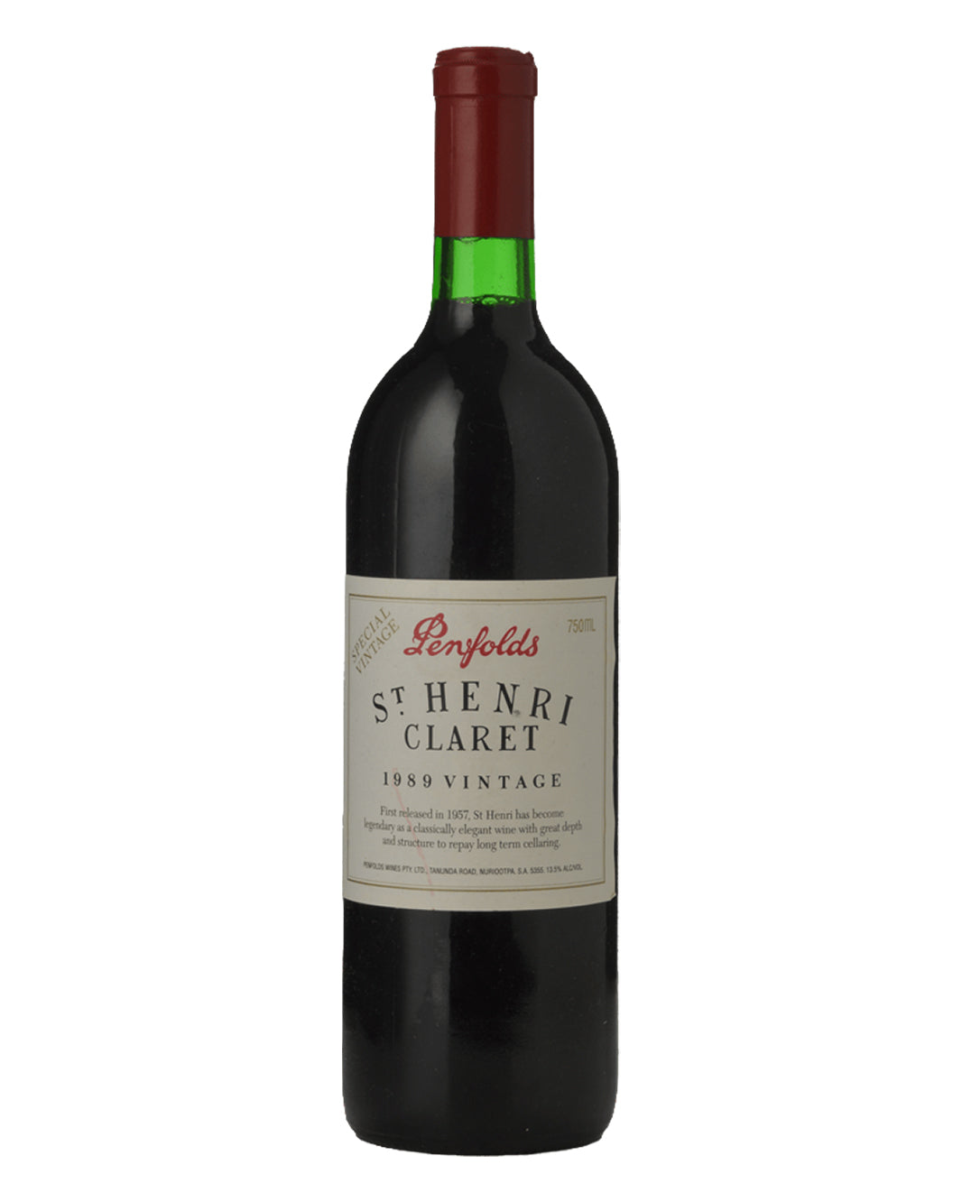 1989 Penfolds St Henri Shiraz 750ml