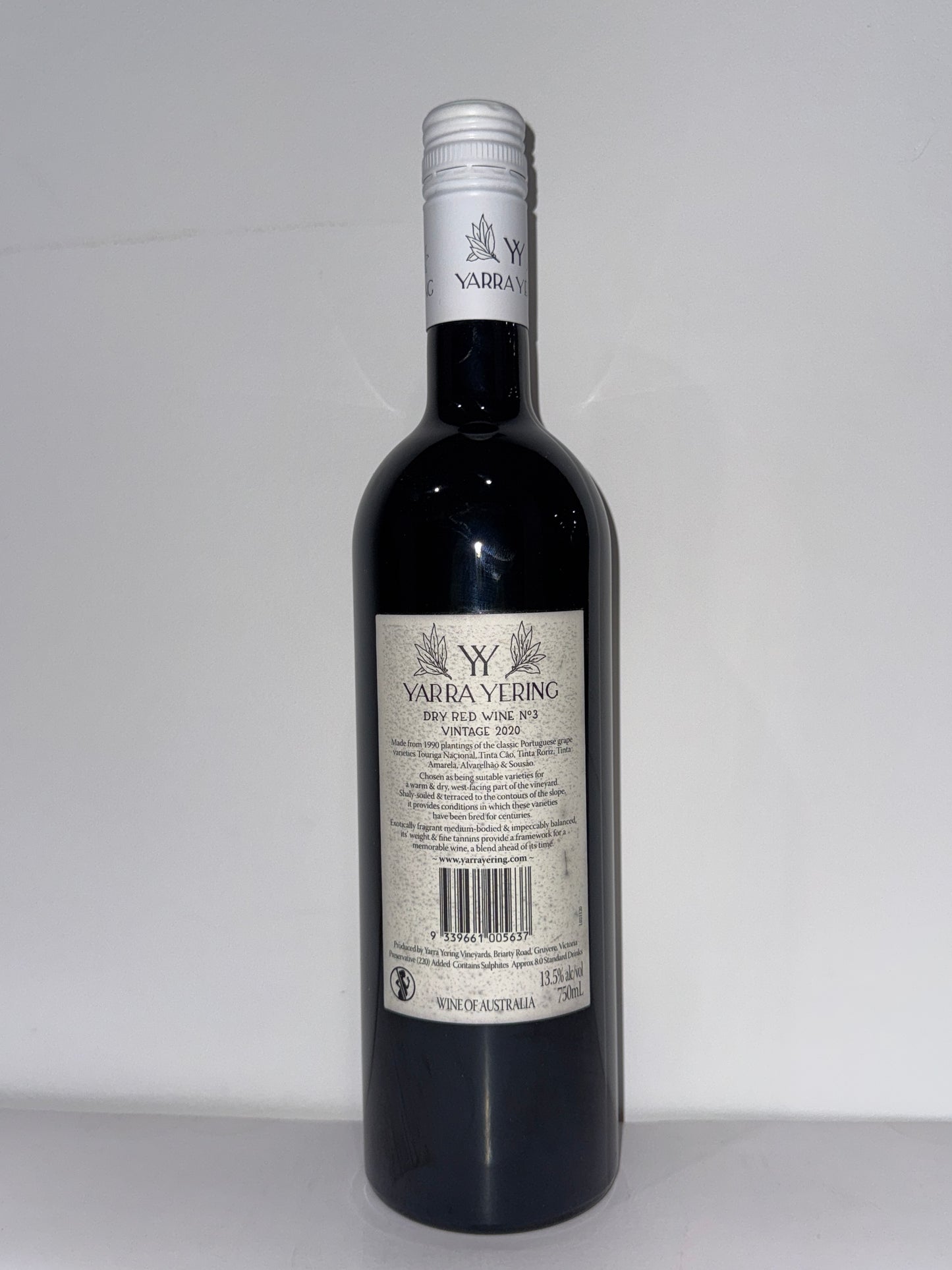 2020 Yarra Yering Dry Red No. 3 750ml (Minor Label Stain)