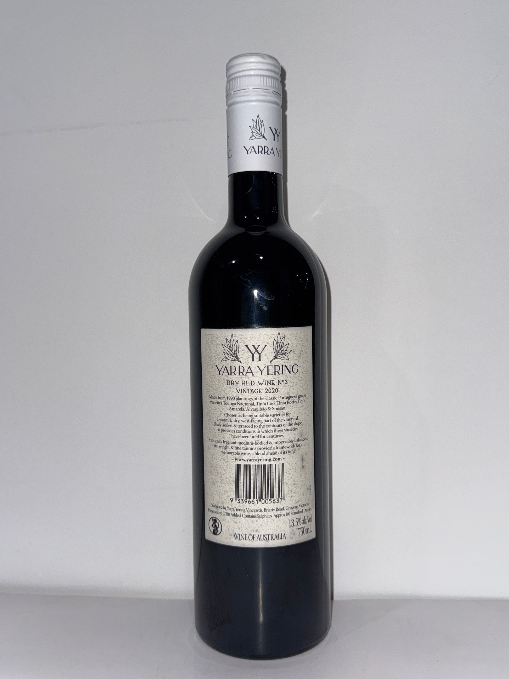 2020 Yarra Yering Dry Red No. 3 750ml (Minor Label Stain)