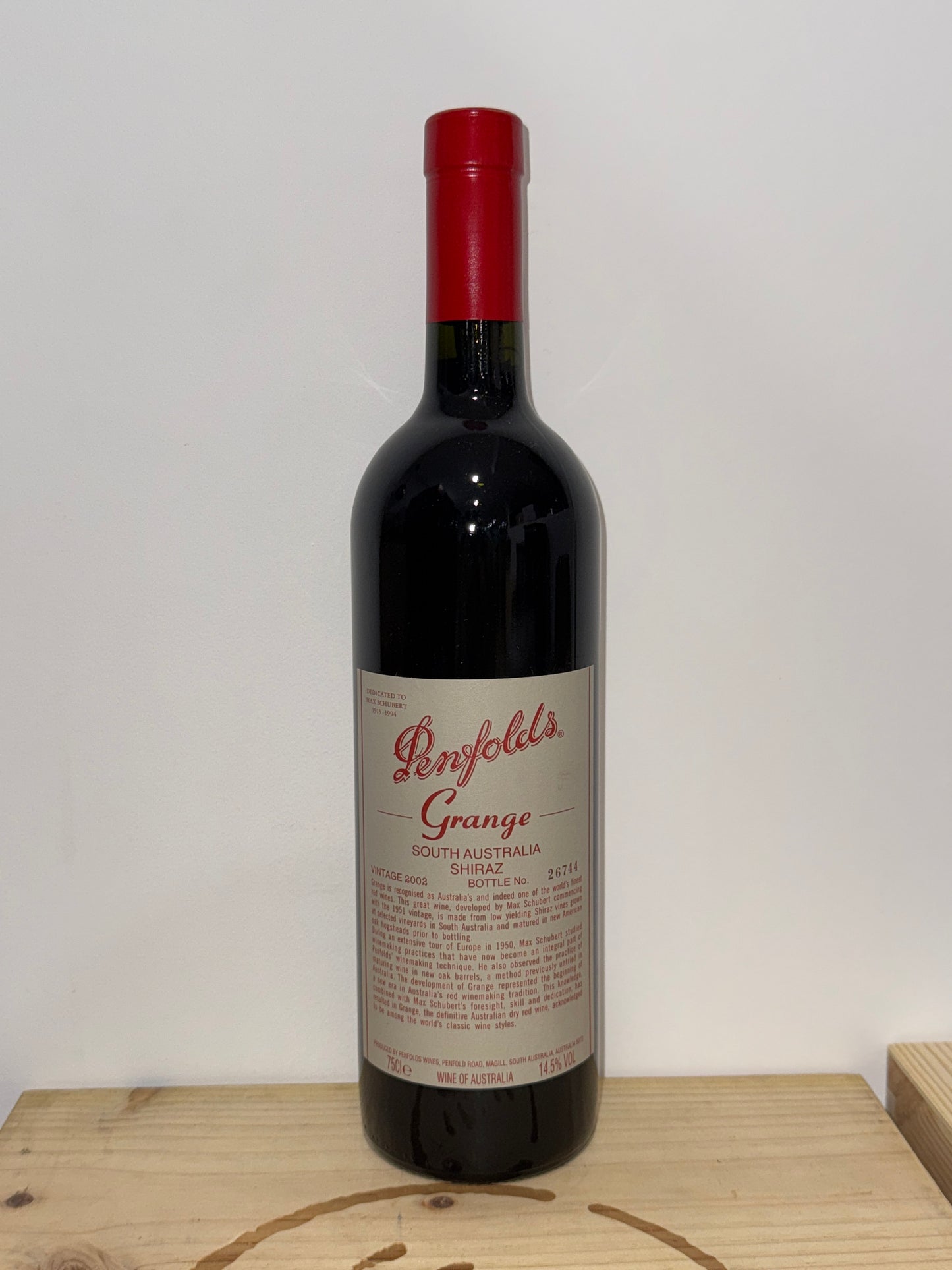 2002 Penfolds Bin 95 Grange Shiraz 750ml
