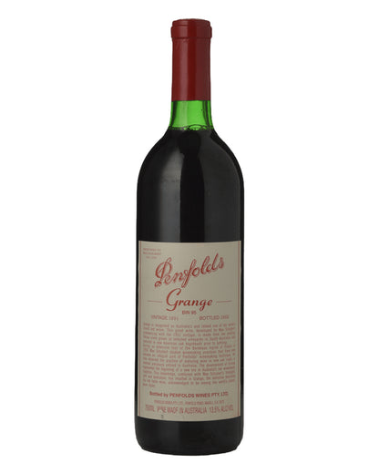 1991 Penfolds Bin 95 Grange Shiraz 750ml Minor Label Damage, Minor Label Stain/s, Just Below Base of Neck
