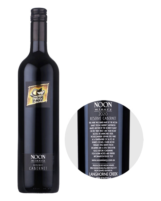 2020 Noon Winery Reserve Cabernet Sauvignon 750ml