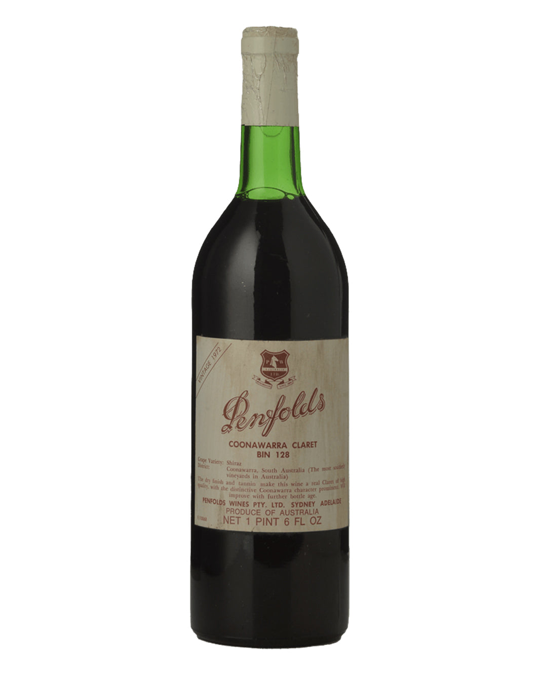 1972 Penfolds Bin 128 Shiraz 750ml