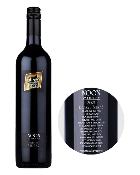 2021 Noon Winery Reserve Shiraz 750ml