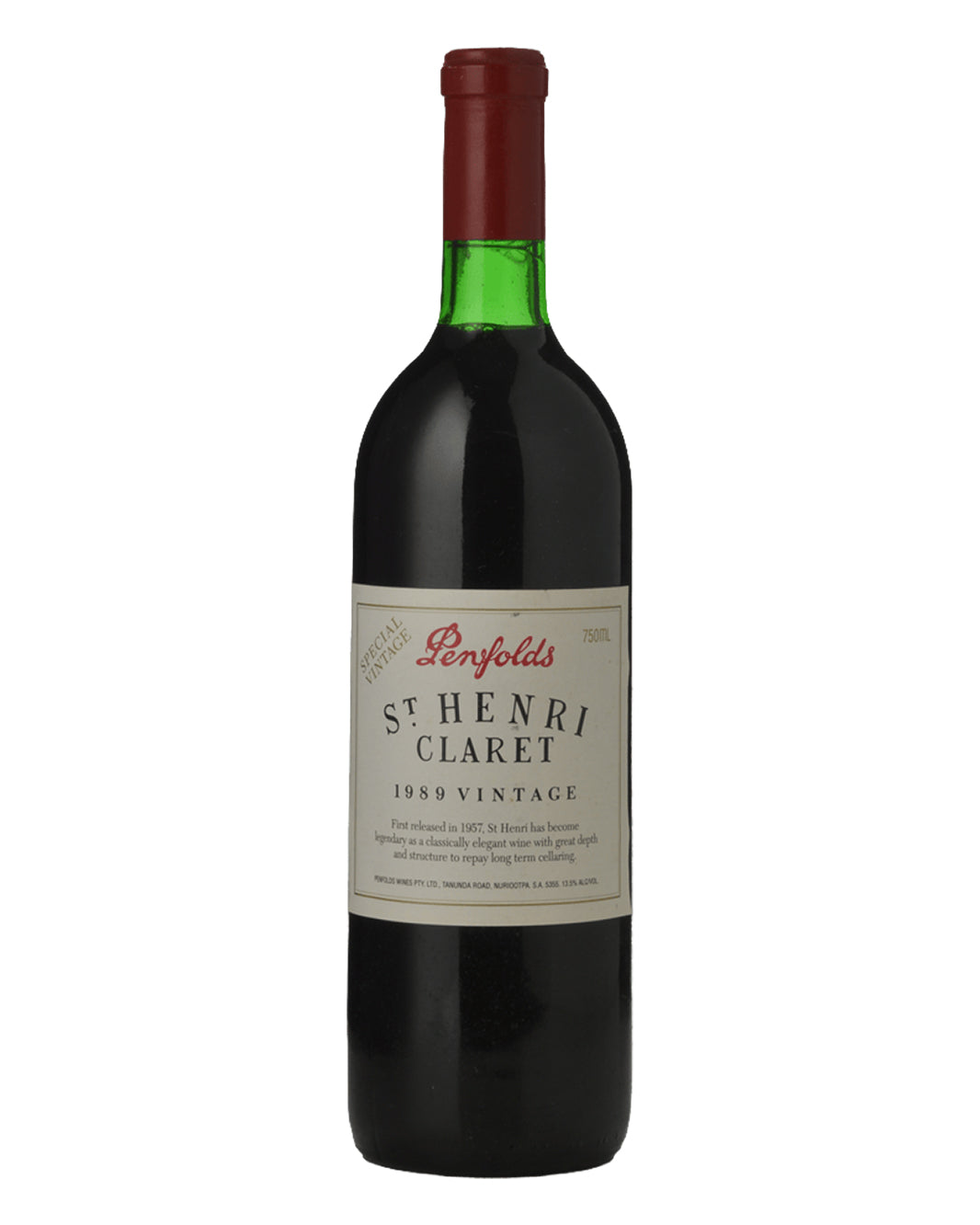 1989 Penfolds St Henri Shiraz 750ml