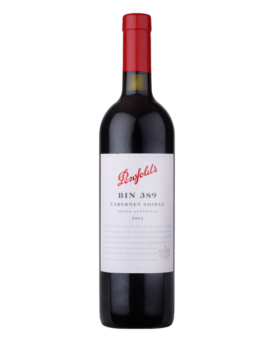 2004 Penfolds Bin 389 Cabernet Shiraz 750ml Minor cellar scuffed & nicked label