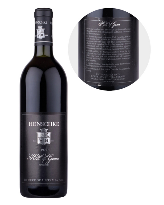 1991 Henschke Hill of Grace Shiraz 750ml
