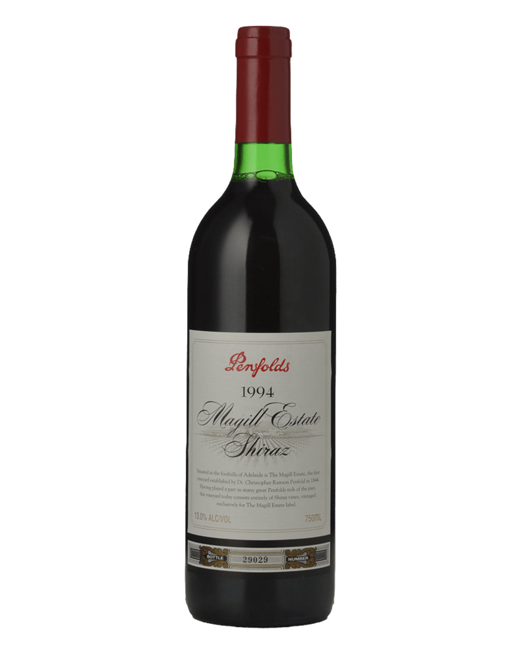 1994 Penfolds Magill Estate Shiraz 750ml Just Below Base of Neck