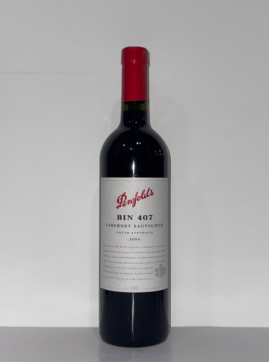 2004 Penfolds Bin 407 Cabernet Sauvignon 