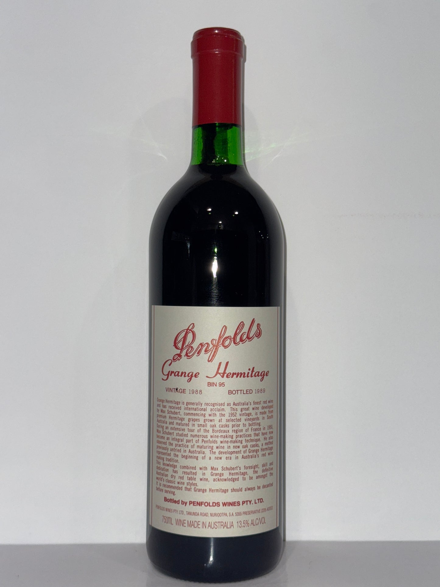 1988 Penfolds Bin 95 Grange Shiraz 750ml