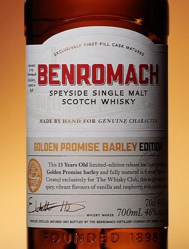 Benromach 13 Year Old Golden Promise Barley Edition Single Malt Scotch Whisky 700ml
