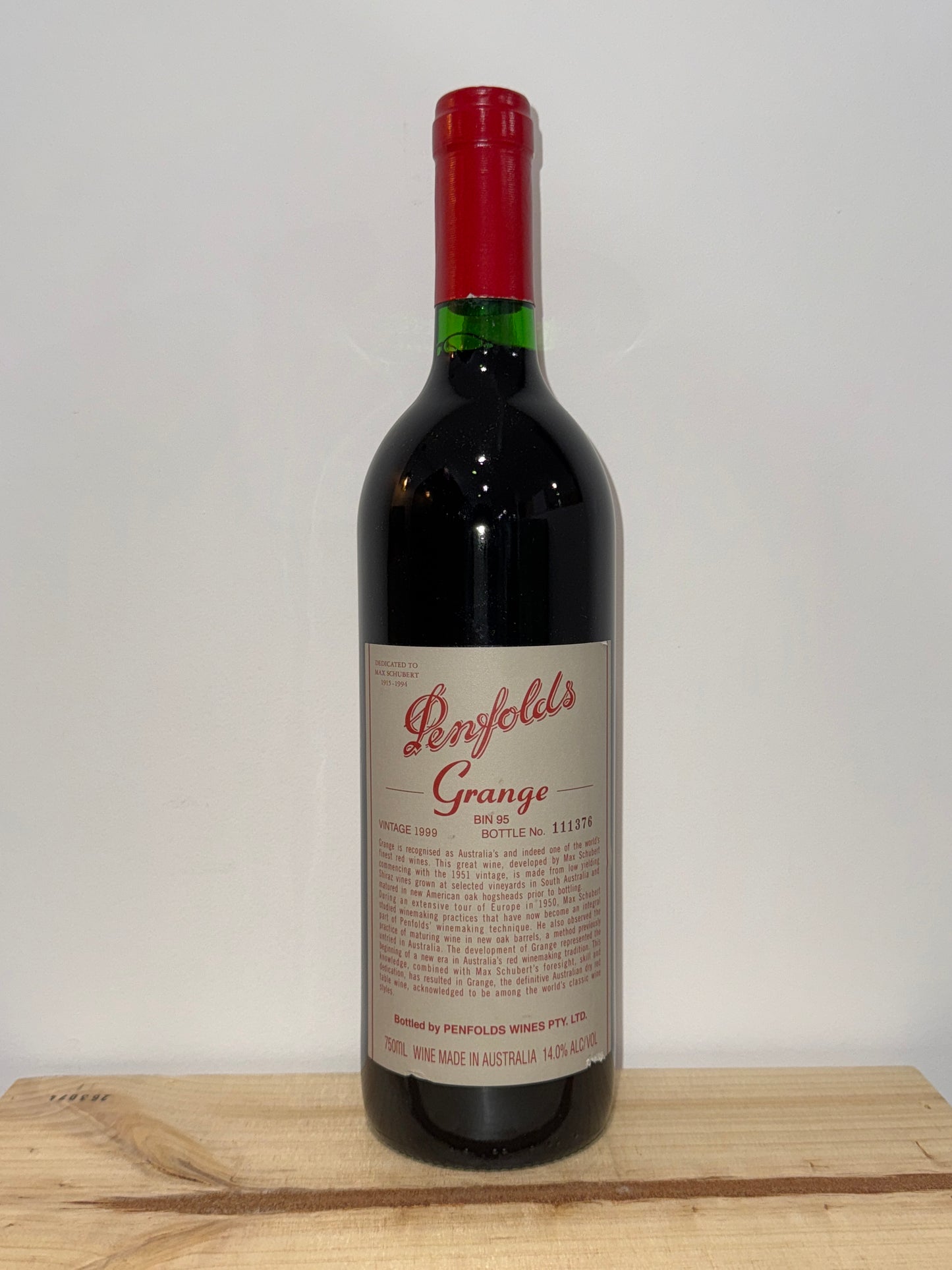 1999 Penfolds Bin 95 Grange Shiraz 750ml