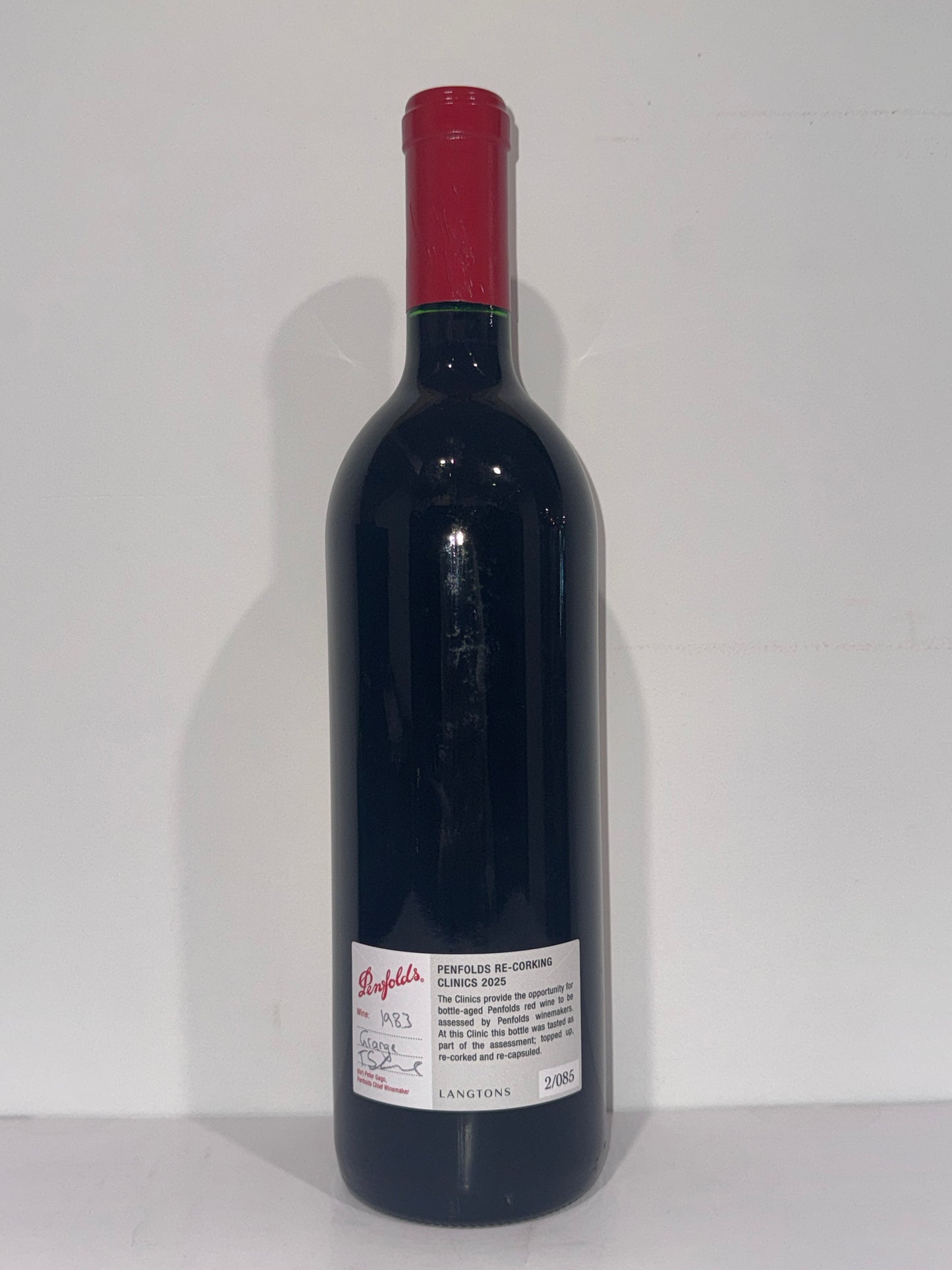 1983 Penfolds Bin 95 Grange Shiraz 750ml (Clinic 2025)