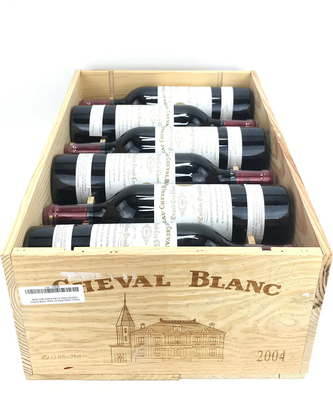 1990 Chateau Cheval Blanc 750ml*12pk Original Wooden Case