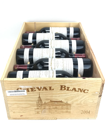 1990 Chateau Cheval Blanc 750ml*12pk Original Wooden Case