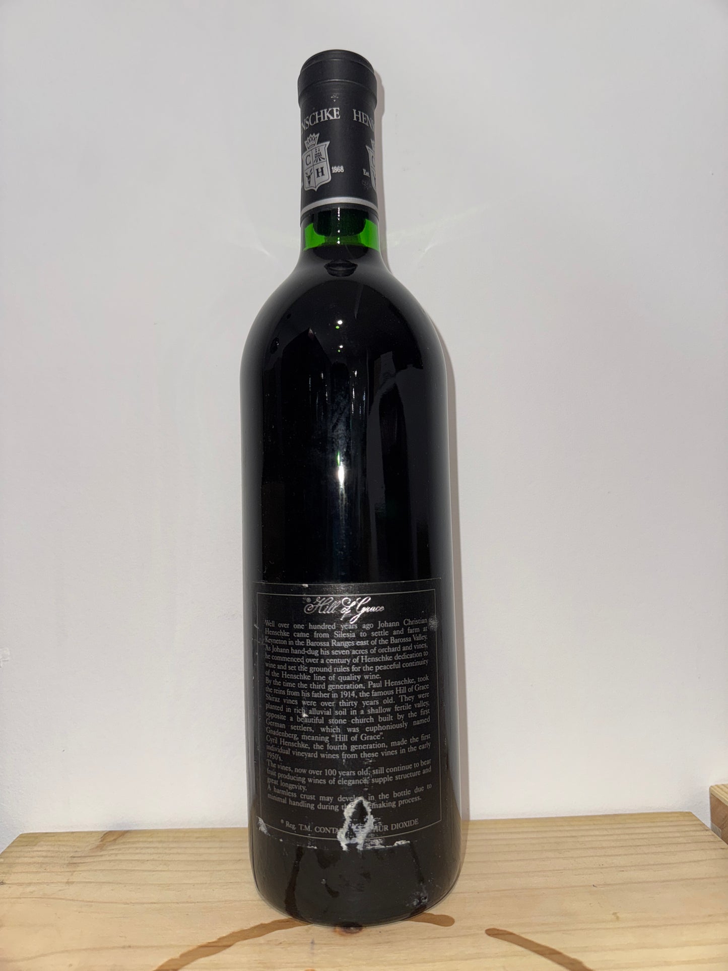 1989 Henschke Hill Of Grace Shiraz 750ml