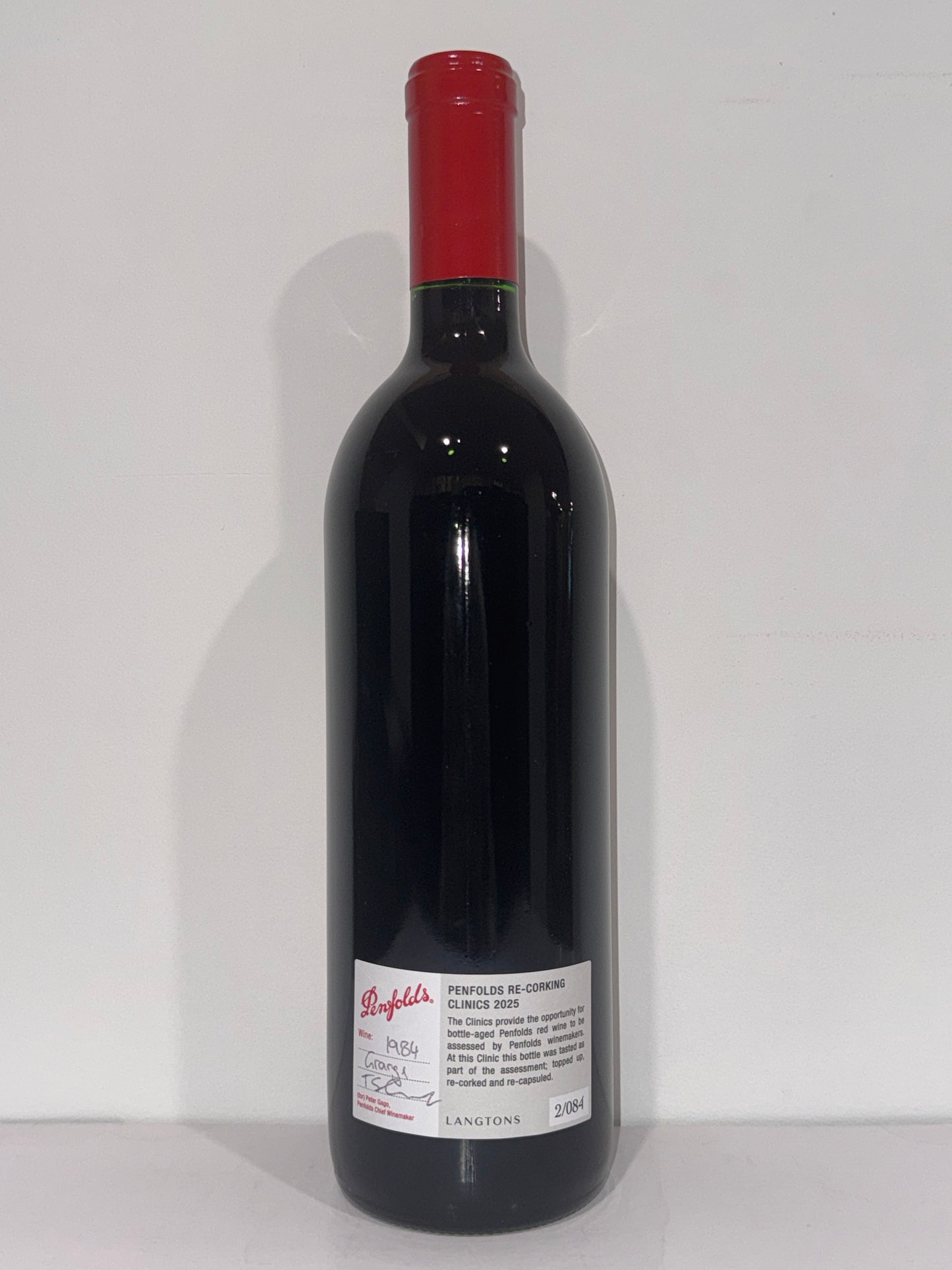 1984 Penfolds Bin 95 Grange Shiraz 750ml (Clinic 2025)