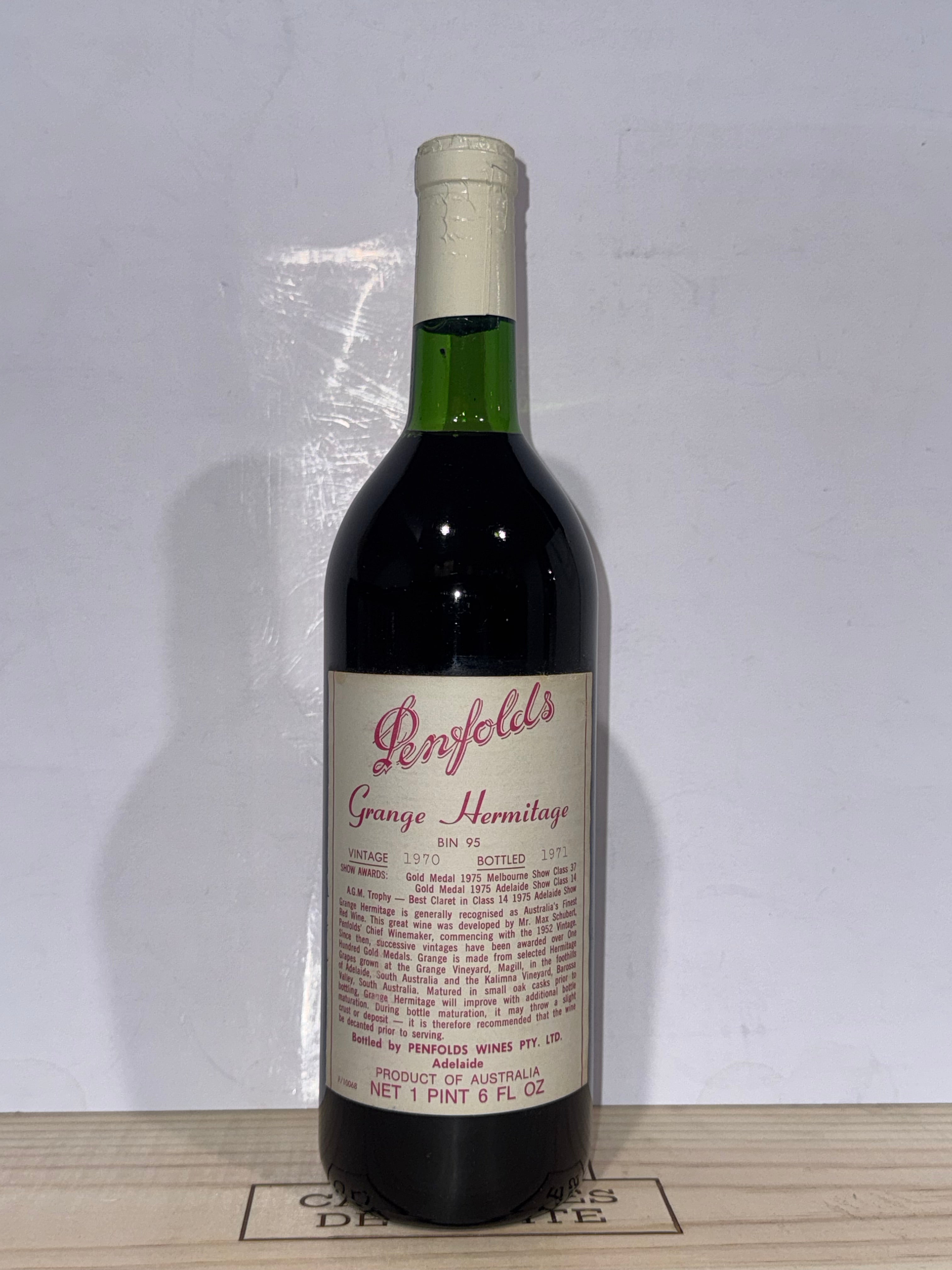 1970 Penfolds Bin 95 Grange Shiraz 750ml – JC FINE WINES