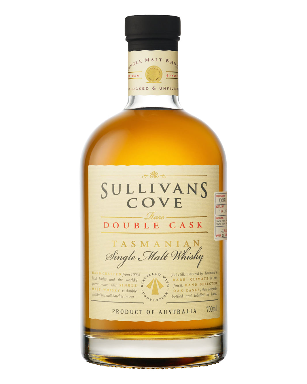 Sullivans Cove Double Cask Barrel DC123 Single Malt Australian Whisky 700ml