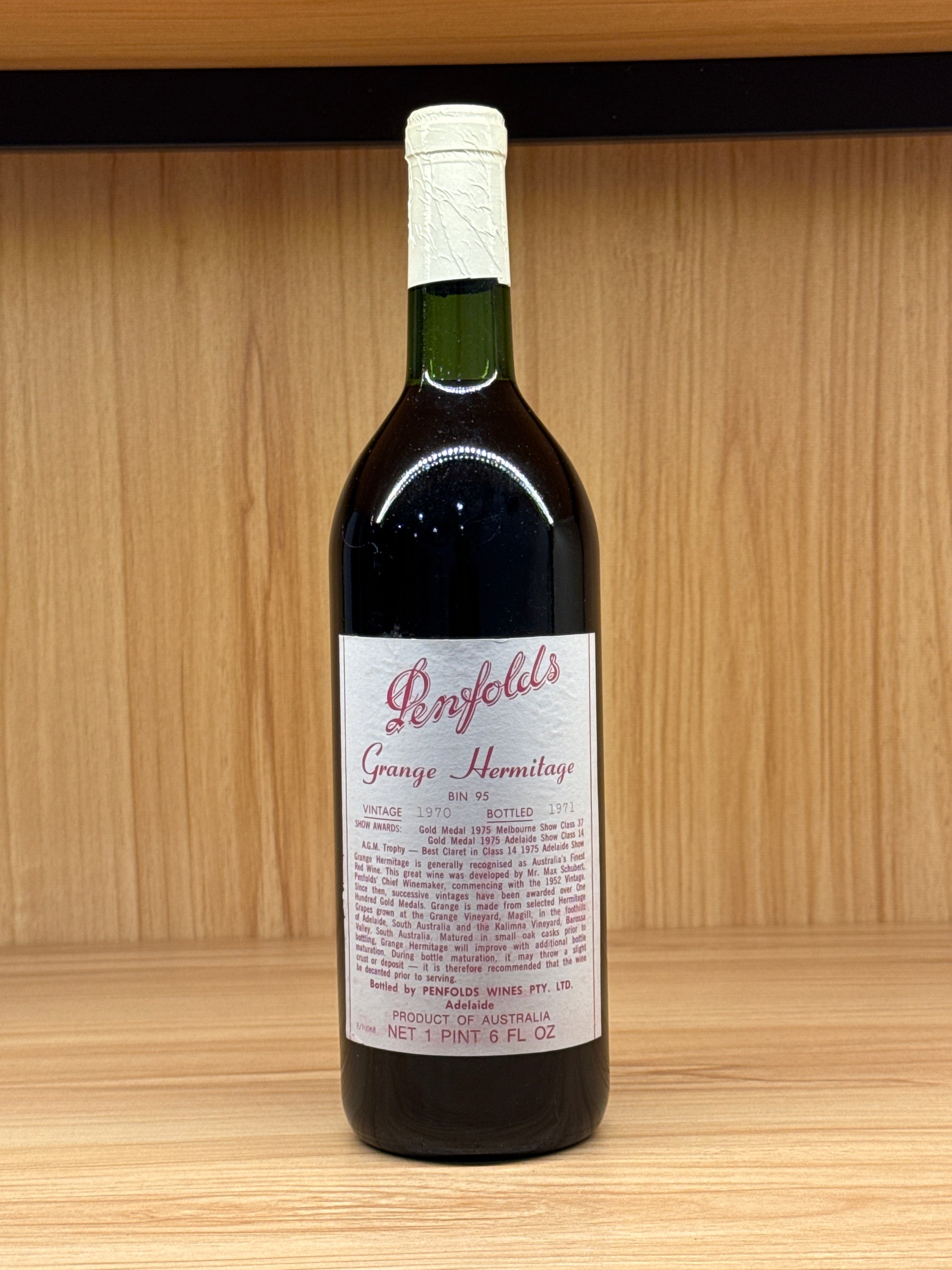 1970 Penfolds Bin 95 Grange Shiraz 750ml