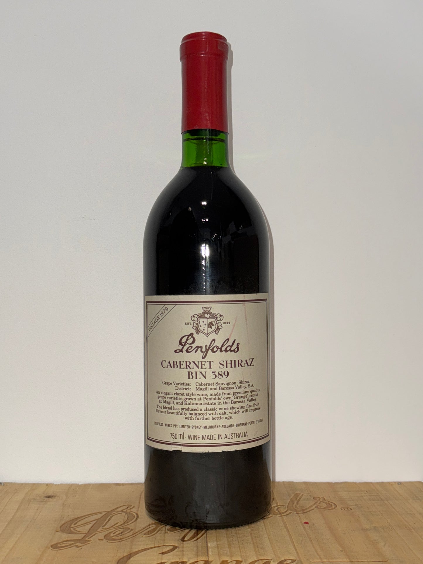 1979 Penfolds Bin 389 Cabernet Shiraz 750ml