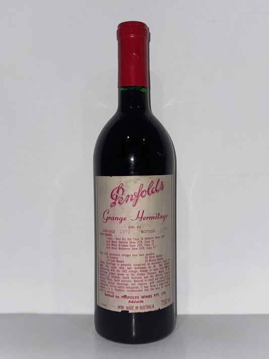 1973 Penfolds Bin 95 Grange Shiraz 750ml (Clinic 2025)
