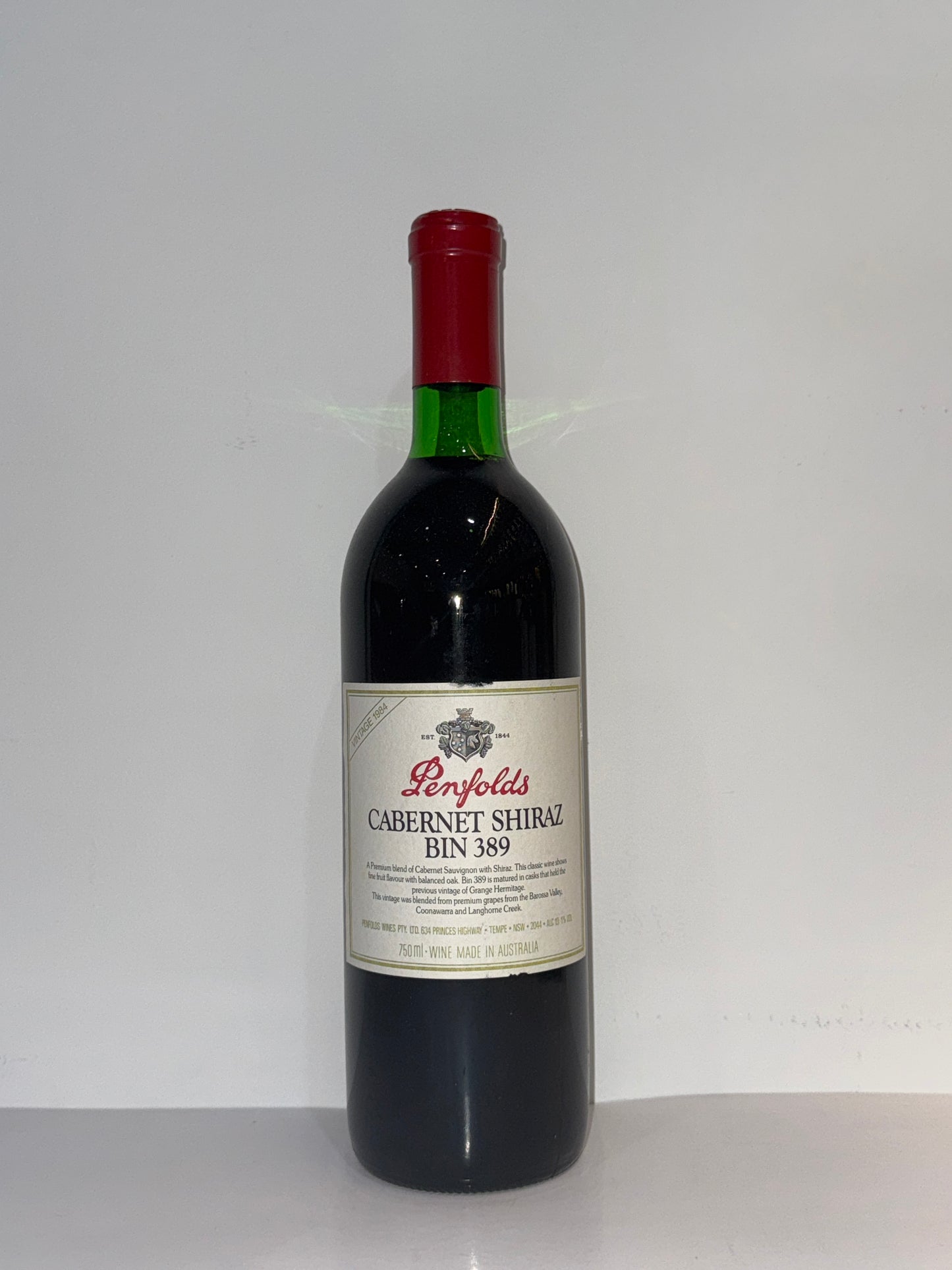 1984 Penfolds Bin 389 Cabernet Shiraz 750ml