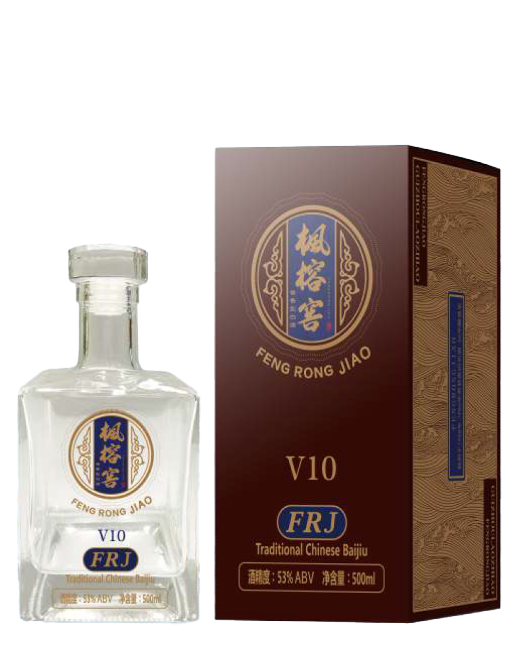 Feng Rong Jiao V10 Baijiu 53% 500ml – JC FINE WINES