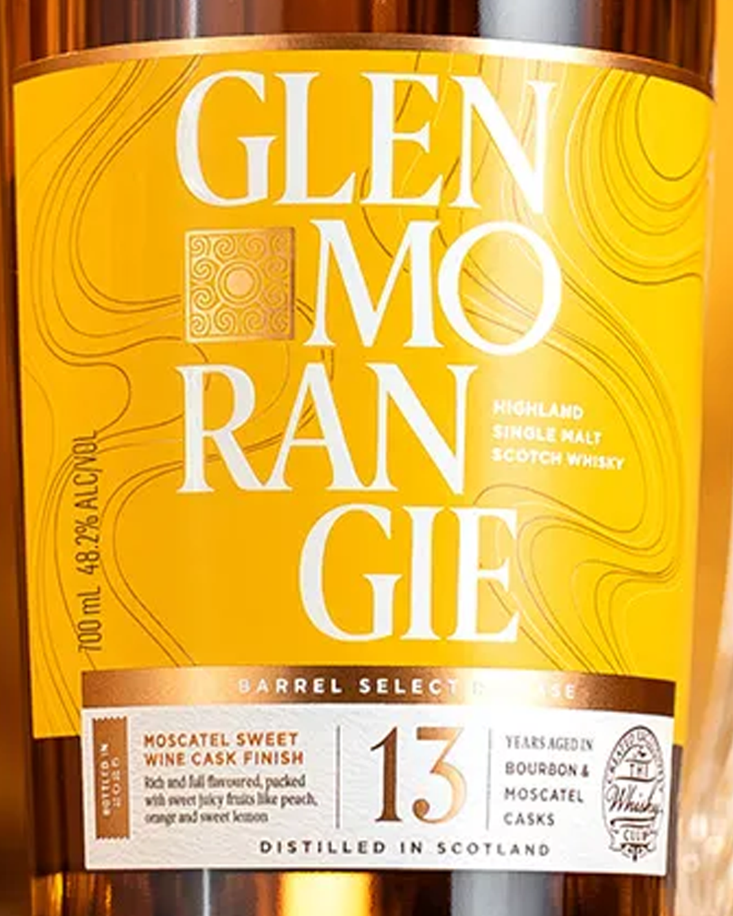Glenmorangie 13 Year Old Moscatel Cask Single Malt Scotch Whisky 700ml