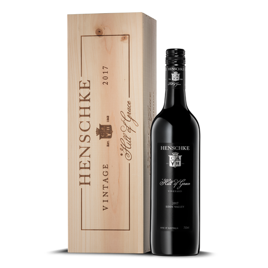2017 Henschke Hill of Grace Shiraz 750ml Original Wooden Box
