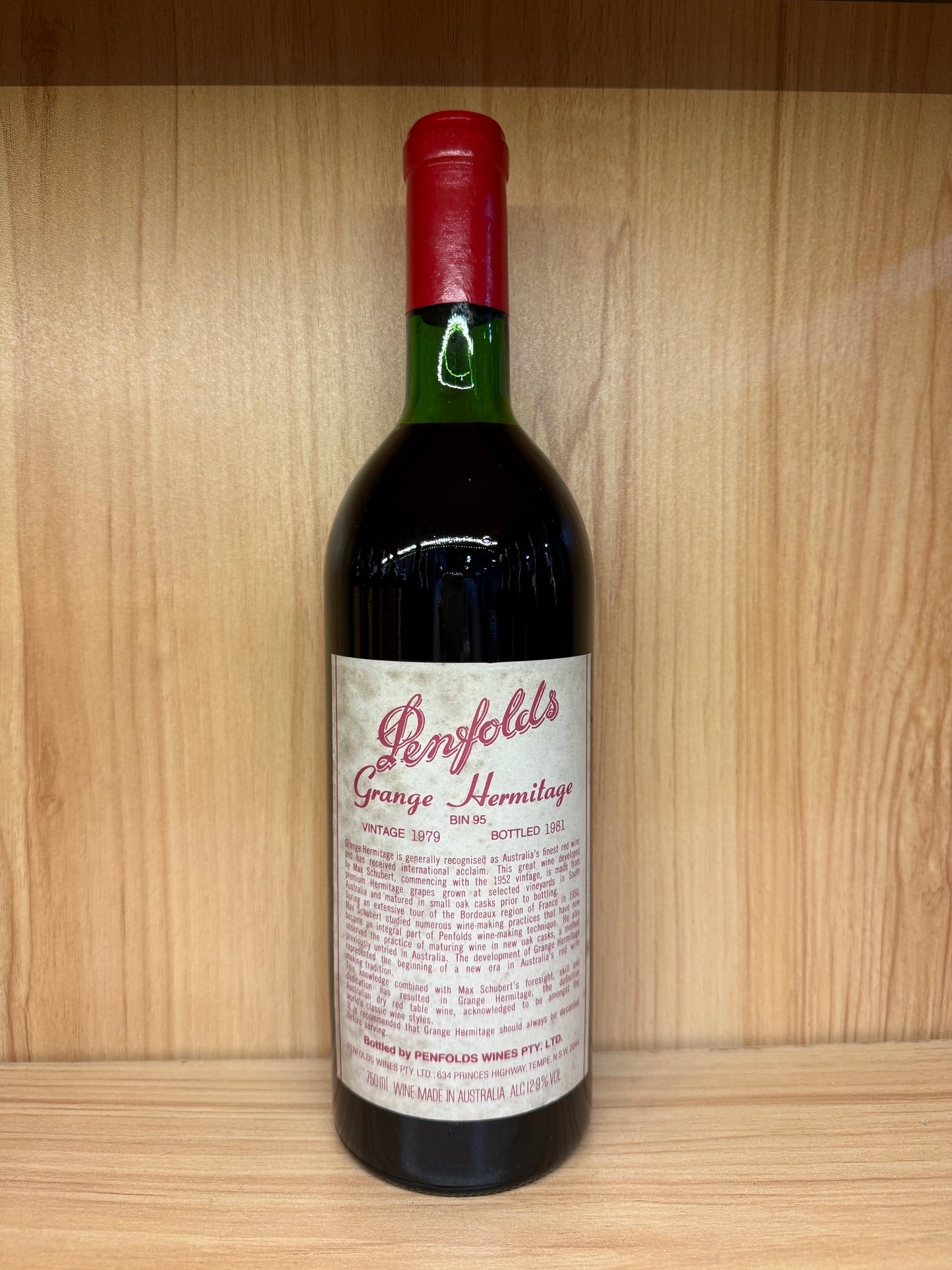 1979 Penfolds Bin 95 Grange Shiraz 750ml
