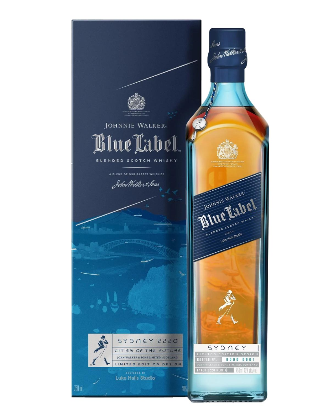 Johnnie Walker Blue Label Cities of the Future 2220 Sydney Edition 750ml