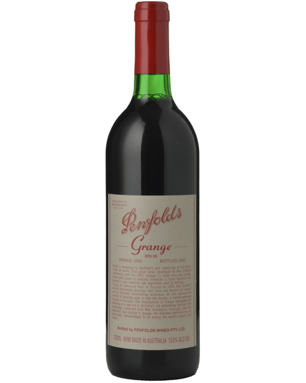 1995 Penfolds Bin 95 Grange Shiraz 750ml