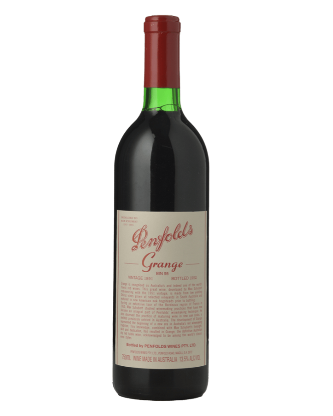 1991 Penfolds Bin 95 Grange Shiraz 750ml