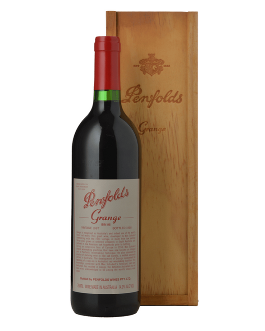 1997 Penfolds Bin 95 Grange Shiraz 750ml Wooden Gift Box