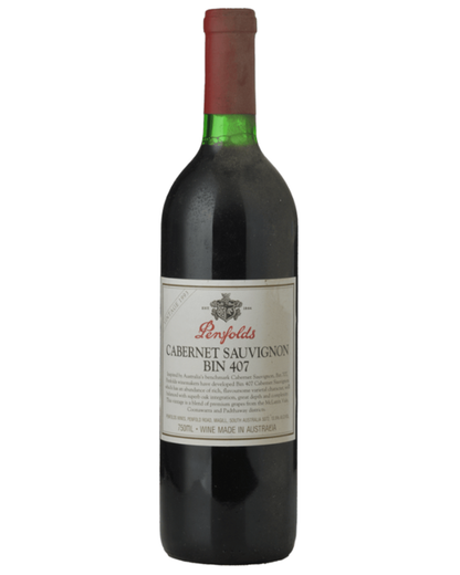 1993 Penfolds Bin 407 Cabernet Sauvignon 750ml (Minor Label Stain)