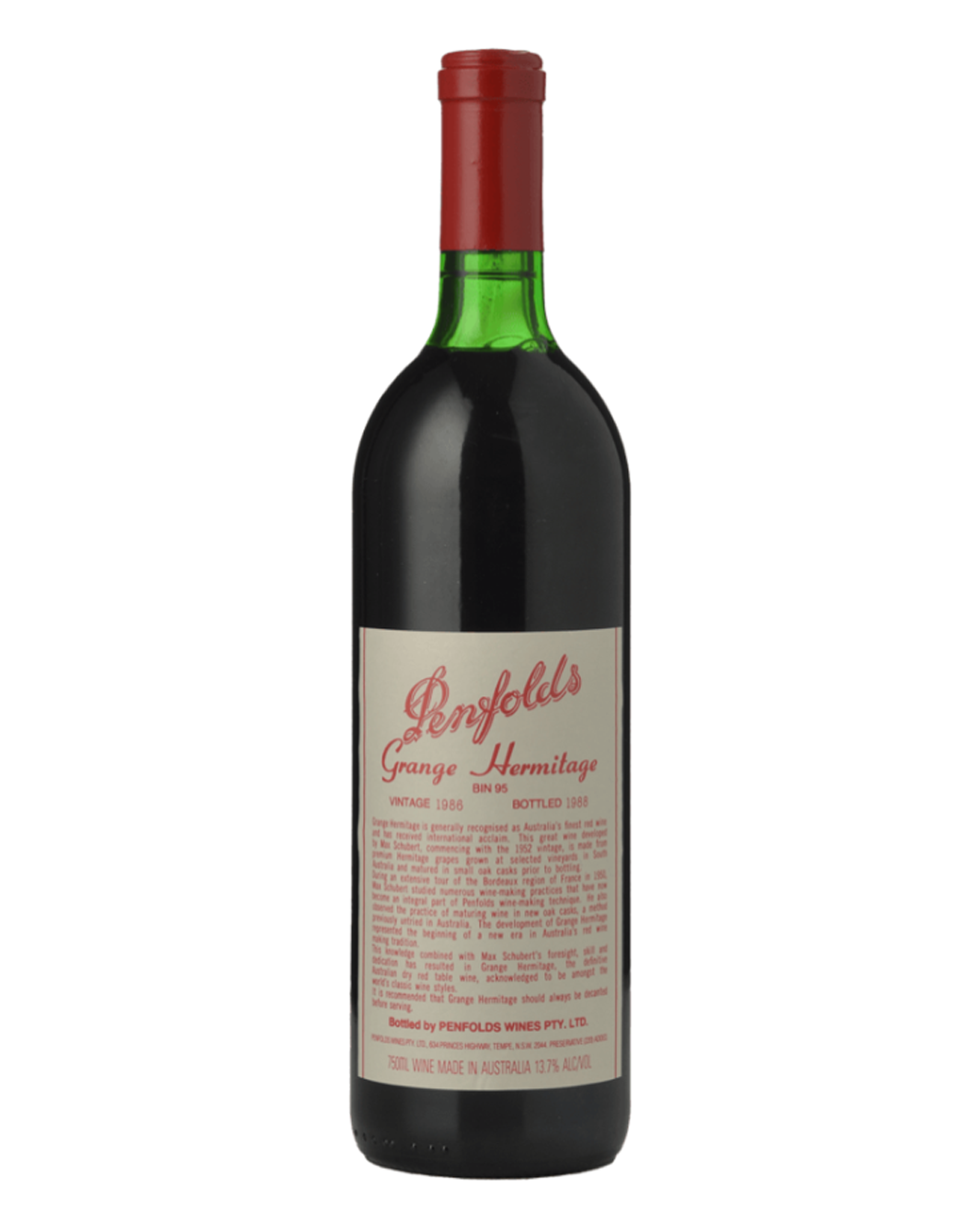 1986 Penfolds Bin 95 Grange Shiraz 750ml