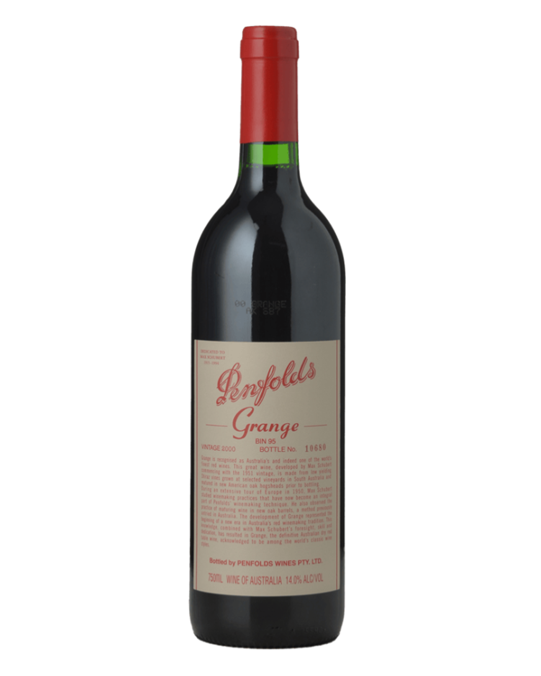 2000 Penfolds Bin 95 Grange Shiraz 750ml