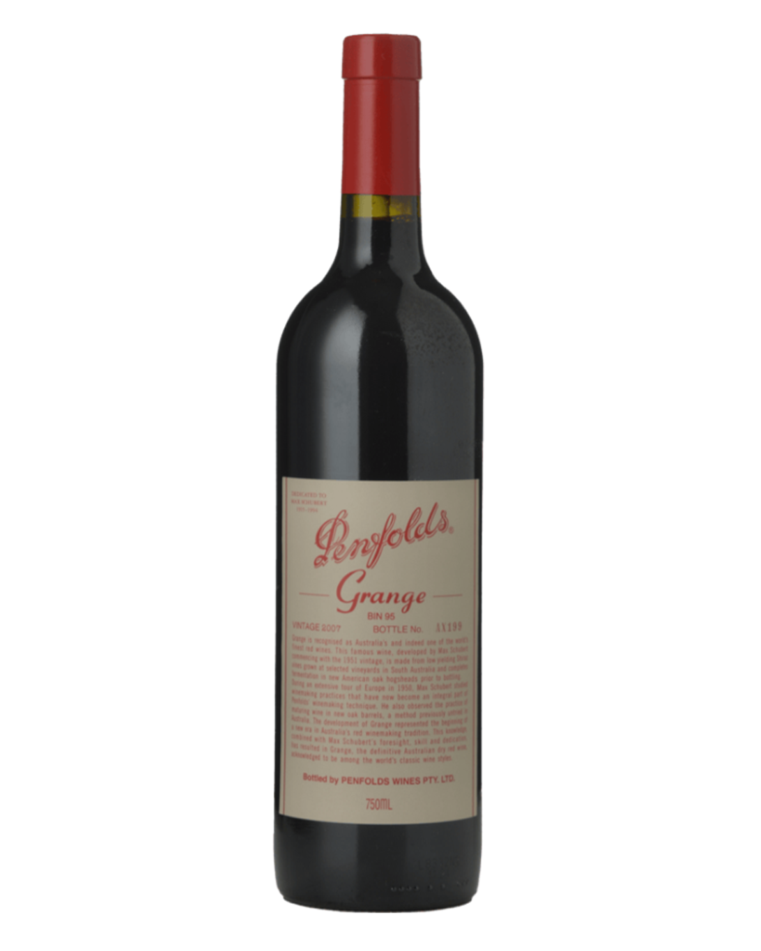 2007 Penfolds Bin 95 Grange Shiraz 750ml