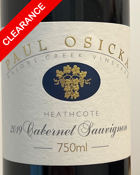 2019 Paul Osicka Majors Creek Vineyard Cabernet Sauvignon 750ml