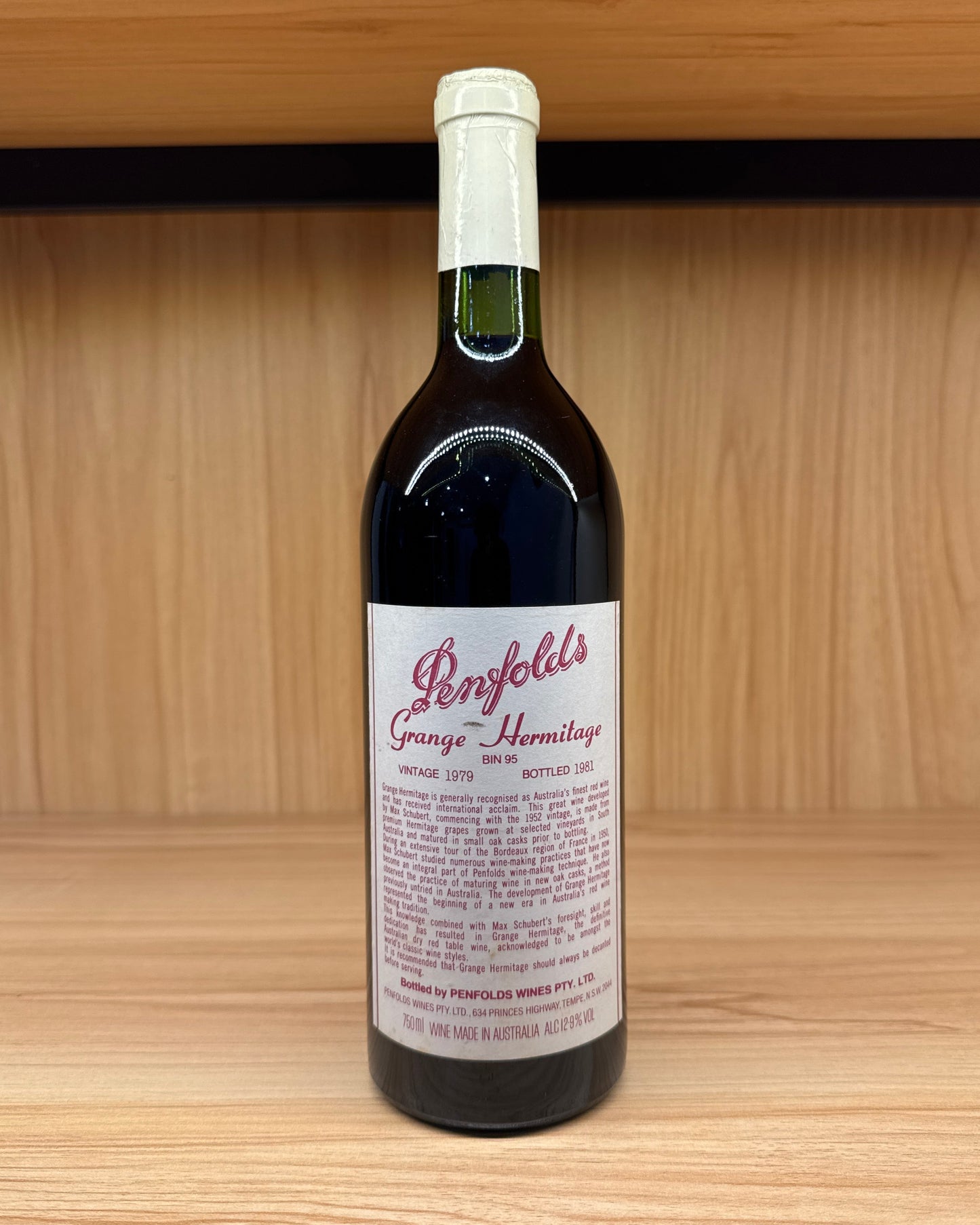 1979 Penfolds Bin 95 Grange Shiraz 750ml